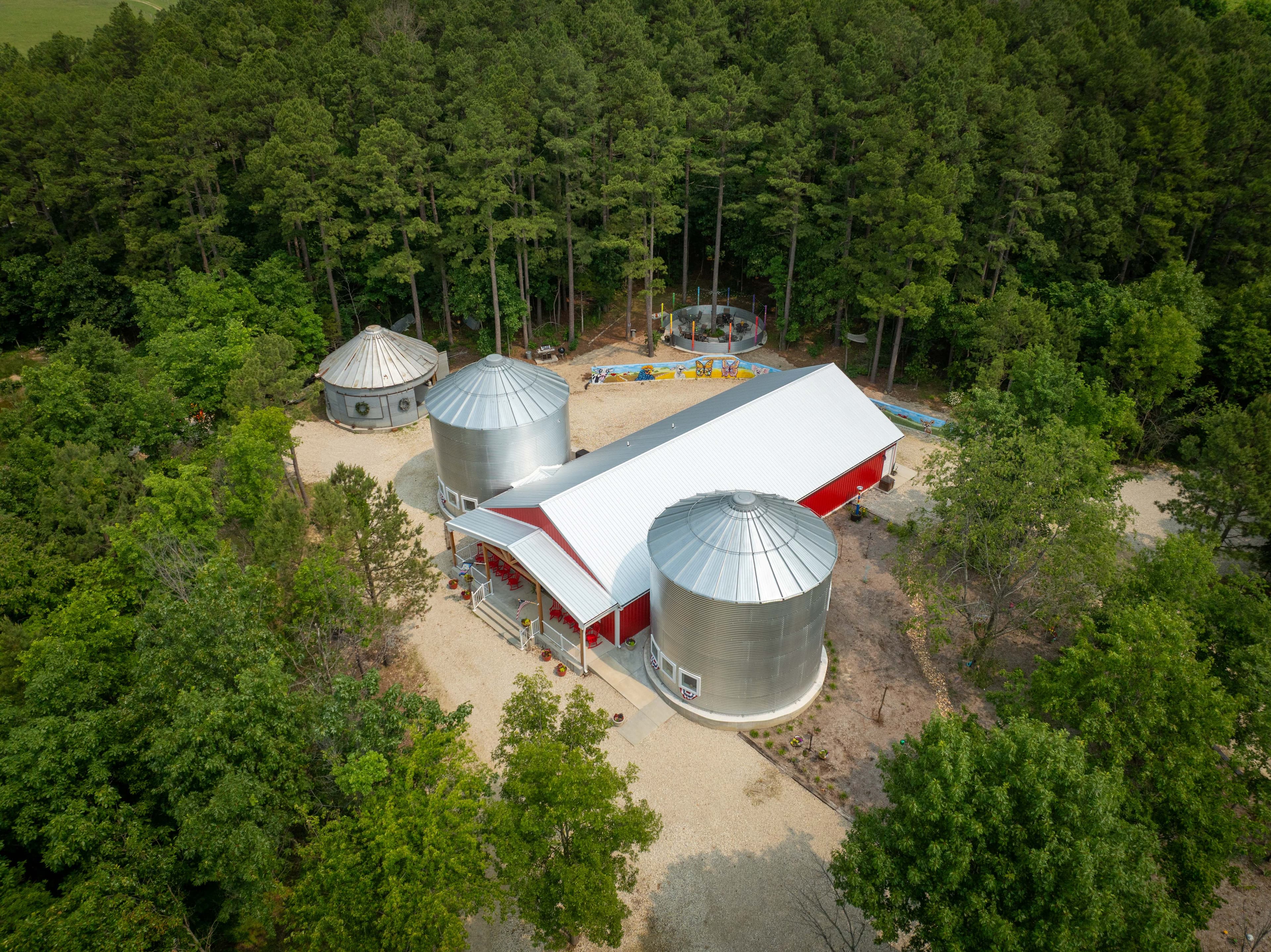 11 acres of towering pine trees outside Hermann Mo USA